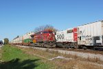 Eastbound intermodal 198 meets G67 on the fly